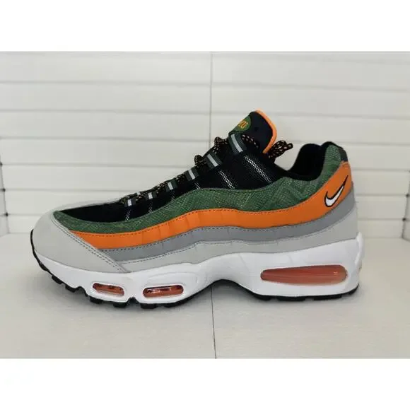 Nike Air Max 95 Green Orange FAMU 1887 Mens Size 11.5 II7272-001 New Authentic